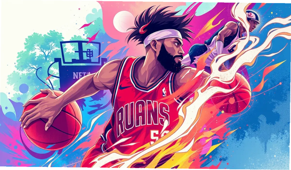 NBA张镇麟太阳夏联 示意图